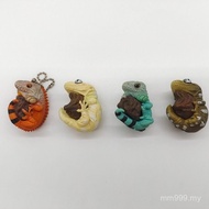 New Product Genuine Bulk Mane Lizard Gecko Gecko Lizard Reptile Model Pendant Capsule Toy