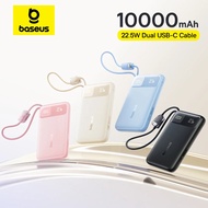 【CCC Certified】Baseus FC11 Dual-Cable 3C Powerbank 22.5W/45W Digital Display Fast Charging For Phone