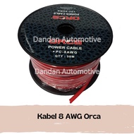 Kabel 8 Awg Orca / Kabel Strum Orca Berkualitas 30 Meter Per Roll