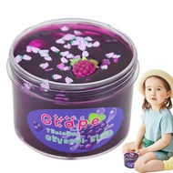 [READY STOCK] Soft Rainbow Clay, Soft Stretchy Scented Toy Diy Butter Slimes Fruit Set, Soft Jelly Clay Party Toy 70ml Clear Slime Sludge Toys Slimes Making Set For Kids Gifts