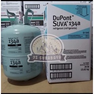 Freon Dupont Suva R134A Berat bersih 13.6 Kg Tabung Besar Ac Mobil Ac Kulkas Mantab !