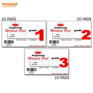 KINGLUCKY PAD PAPER GRADE 1,2,3 - 10 PADS