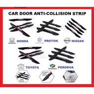 -Getah Pelindung Pintu Kereta- Car Door Anti-Collision Strip Car door protector Proton Perodua Honda Toyota 4 Pcs / Set