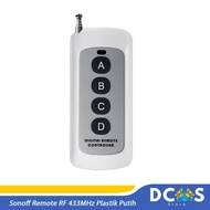 Sonoff Remote RF 433MHz White Plastic ABCD