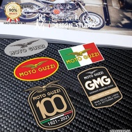 Ready Stock Italy Moto Guzzi Moto Guzzi Retro Motorcycle Motorcycle Sticker Logo Modified Reflective