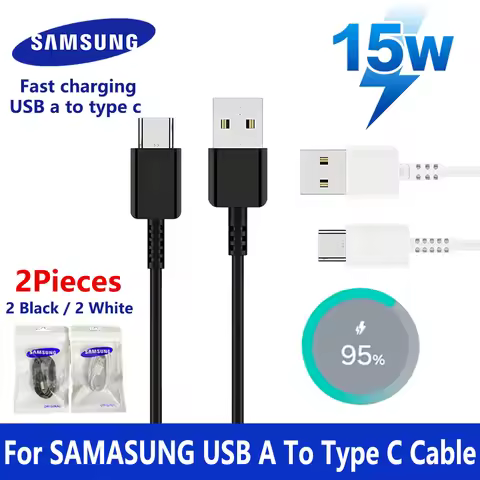 Samsung Original 15W USB To Type C Cable Fast Charging Data Wire For Galaxy S10+ S9 S8 A12 A13 A14 F