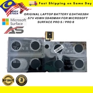Laptop Battery G3HTA038H 7.57V 45Wh 5940mAh for Microsoft Surface Pro 5 / Pro 6