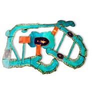 DND WH40K Battlemat Terrain for 28mm Miniatures Double-Sided River Road Bridge Boat Lava-D&D 5e Path