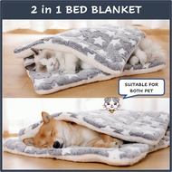 ⚡️Ready Stock ⚡️Cat Puppy Pet Plush Blanket Mat Warm Sleeping Soft Bed Blankets Supplies