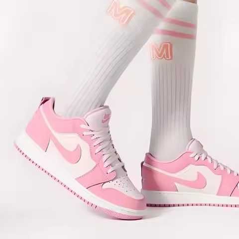Nike Air Jordan 1 Low non-slip wear-resistant comfortable casual sports breathable board shoes 55356