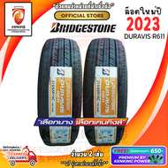 ยางขอบ16 BRIDGESTONE 215/65 R16 DURAVIS R611 ยางใหม่ปี 23🔥 ( 2 เส้น) FREE!! จุ๊บยาง PREMIUM BY KENKING POWER 650฿ (ลิขสิทธิ์แท้รายเดียว)