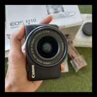 Kamera Canon M10 Kit 15 45Mm Fullset Second Canon Eos M10 Bekas Mulus