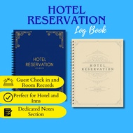 Hotel Reservation Log & Stay Management Notebook A5
