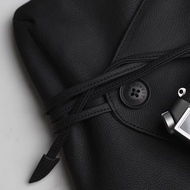 กระเป๋าเคสหนังสำหรับกล้องแท้สีดำเป้ใส่กล้องถ่ายรูปอุปกรณ์เสริมสำหรับ Sony Fujifilm Canon ทำด้วยมือให