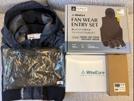 日本🇯🇵現貨Windcore風扇衫套裝+牛仔款連帽風扇衫