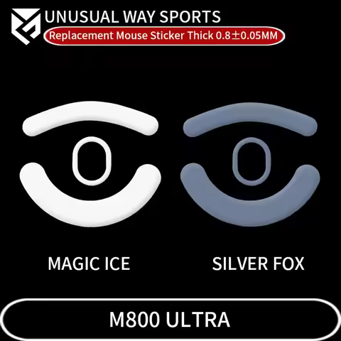 UnusualWaySports Mouse Skates Feet Delux M800 Ultra Cambered Surface PTFE Anti Collapse Magic Ice Pi