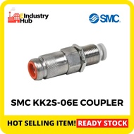 SMC KK2S-06E Copper Alloy Coupler Pneumatic Air Compressor Hose Quick Coupler Plug Fitting Air Hose 