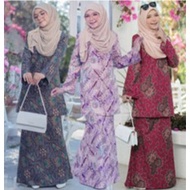 BAJU RAYA BATIK WANITA 2022  BAJU KURUNG MODERN BATIK  BAJU RAYA UNTUK WANITA XL DAN XXL