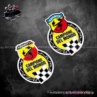 Ready Stock Fiat Fiat Abarth Abarth Abarth 500 595 695 Body Decoration Sticker Waterproof Reflective