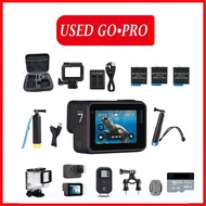 Action Camera For GoPro Hero 7 Black Dual Screen 4K 60FPS 2nd Hand