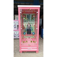 Lemari Pakaian Gamis Kaca 2 Pintu /trinityjayafurniture