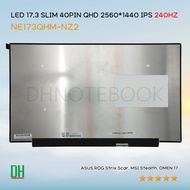 อะไหล่หน้าจอ LCD 17.3" BOE สำหรับ ASUS ROG Strix Scar, MSI Stealth, OMEN 17, และรุ่นอื่น ๆ Quad-HD 2