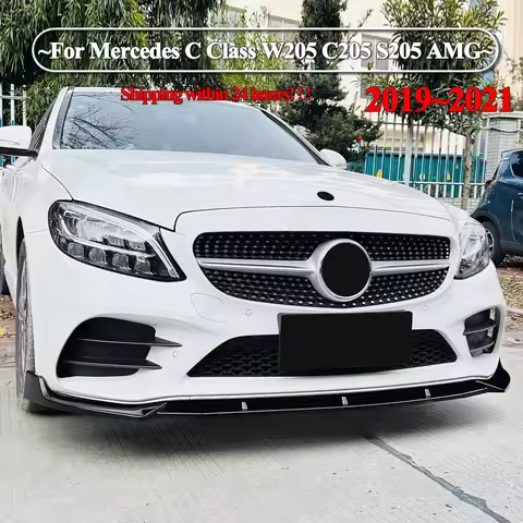 For Mercedes Benz C Class W205 C205 S205 C160 C180 C200 C260 C300 C350e C450 AMG 2019-2021 Car Front