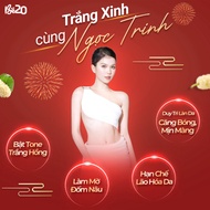 Combo 3 Be20 Kẹo Dâu Tằm Trắng Da Ngọc Trinh Bổ Sung Glutathione Cam Kết Không Bật Tone Hoàn 100%