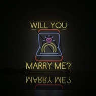 Will you marry me? 丨幼線霓虹燈牌丨EL002丨AMAZING NEON