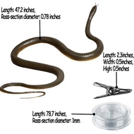 Snake Prank with String Clip, 2024 Golf Snake Prank with String and Clip, Clip on Snake Prank, DIY R