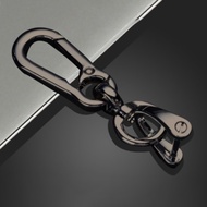 KingBe รถพวงกุญแจคลาสสิกสแตนเลสพวงกุญแจเอวเข็มขัดคลิปหัวเข็มขัดป้องกันการสูญหาย