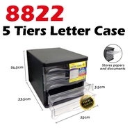 Gold Lion 8822 Letter Case / Letter Drawer 5 Tiers / 5 Layer Document Case / 5 Layers Document Tray
