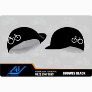 LIMITED CYCLING CAP GOOWES BLACK SEPADA ACCESSORIES (CYCLE HAT)