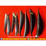 Proton Saga VVT 2016-2021 Eyelid Headlamp Cover Head Lamp Light Cover Eye Lid [READY STOCK]