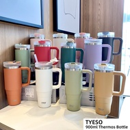 TYESO Tumbler Bottle Stainless Steel Botol Tumbler Air Thermos Bottle Water Bottle 冰霸杯 Car Cup 900ml