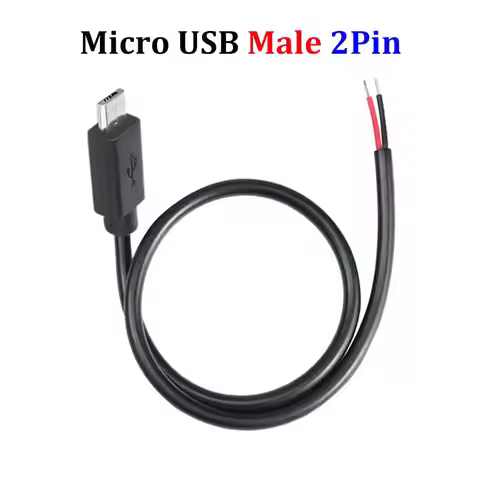 0.3/0.5/1M USB Power Supply Wire 2/4Pin Micro USB 2.0 A Type C Male Female Plug Wire Connector DIY D