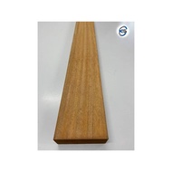 Balau Solid Kayu 2" X 4" X 3 FT (37mm x 93mm x 3 ft)(E4E Rounded) - Ketam