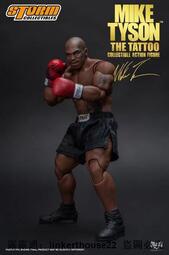 「超惠賣場」  Storm Toys 1/12 拳王 泰森 Mike Tyson 光頭紋身版 三頭雕