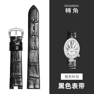 Suitable for GEYA Queen GEYA Series G70677L Women's Watch Genuine Leather Strap 76077 Notch Wrist St