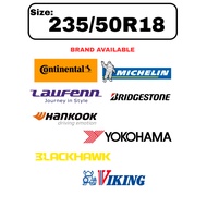 235/50R18 Continental Michelin Laufenn Bridgestone Hankook Blackhawk Viking