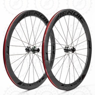 AEROIC RIMSET 700C CARBON ROAD BIKE 50C/D WHEELSET 6PAWLS 6BEARING V BRAKE DISC BRAKE 24H CENTERLOCK