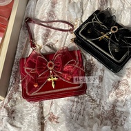 Original Black Red lo Bag lolita Bag Palace Messenger Bag Student Gothic Style lolita Bag All-Match 