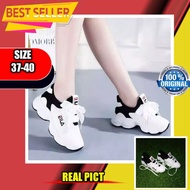 PUTIH KEDS White Sport Sneakers Shoes Strap Sneakers School Running Casual Daily Women Girls Korean Style Size 37 38 39 40 Latest NS44