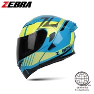 ZEBRA YM-627 PLUS Trooper Dual Visor Modular Helmet Motorcycle