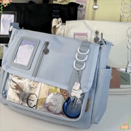 NAILSDECOR JK Ita Bag, Japanese Transparent Crossbody Bag