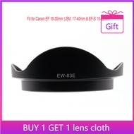 Bayonet Mount Lens Hood EW-83E For Canon EF 16-35 f2.8L 17-40 f4L EF-S 10-22 f3.5-4.5 Reversible Pet