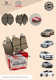 TOYOTA REAR DISC BRAKE PAD | VIOS NCP93 NCP150 | ALTIS ZZE121 | ZRE142 ZRE172 WISH | 04466-12130| Br