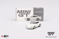 MINI GT Limited Edition 1:64 MGT00801-R Porsche 911 Carrera RS 2.7 Grand Prix White Green Livery RHD