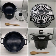 28CM DESSINI STOCK POT WITH STEAM PENGUKUS DESSINI 28cm