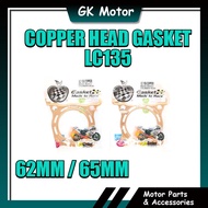 HEAD GASKET COOPER APPLE LC135 135LC LC 135 62MM 65MM 62 65